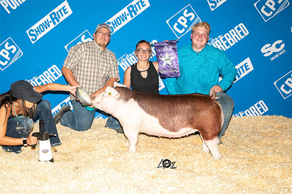 McWherter-Champ-BO-Herf-Gilt-TP-Jr-Nat-MEGATRON Reserve Hereford Gilt OYE