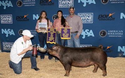 3rd Overall Duroc Gilt  – 2023 NJSA Southeast Regional
