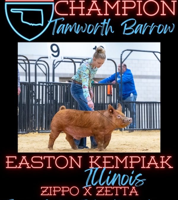 Champion Tamworth Barrow – 2023 TP Southwest Regional