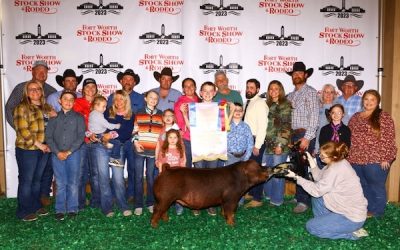 Reserve Supreme Overall Gilt & Champion Duroc –  2023 Forth Worth Stock Show