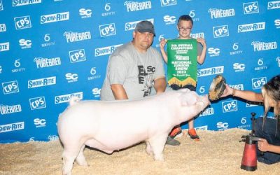 5th Overall Landrace Barrow – 2023 Team Purebred National Jr Show