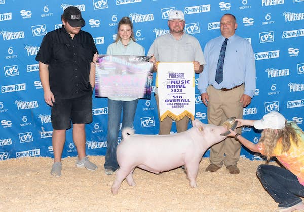 5th Overall NSR Barrow & Reserve Yorkshire – 2023 Team Purebred Music City Drive