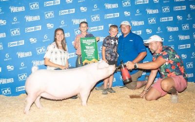4th Overall Landrace Gilt – 2023 Team Purebred National Jr Show