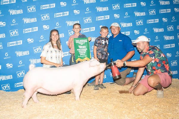 4th Overall Landrace Gilt – 2023 Team Purebred National Jr Show
