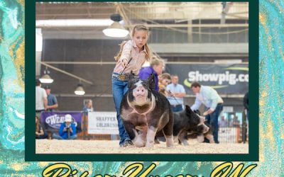 3rd Overall Berkshire Gilt  – 2023 Team Purebred National Jr Show