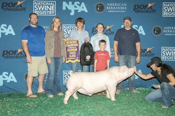 Reserve Champion Landrace Barrow – 2023 NJSS