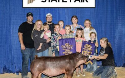 4th Overall Duroc Barrow – 2023 Indiana State Fair Jr Show