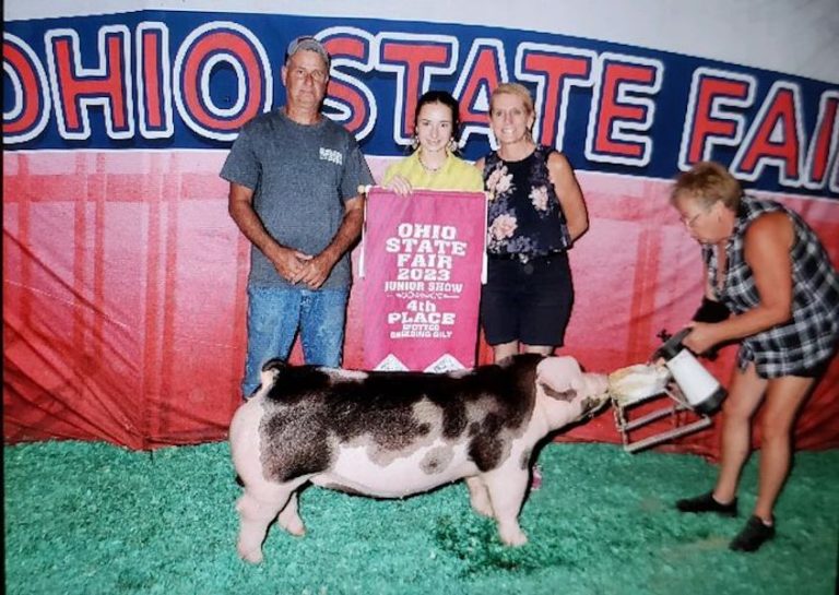 4th Overall Spot Gilt – 2023 Ohio State Fair Jr Show