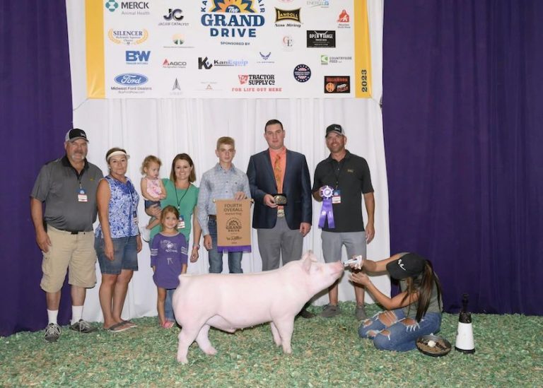 4th Overall Barrow & Champion Light AOB – 2023 Kansas State Fair