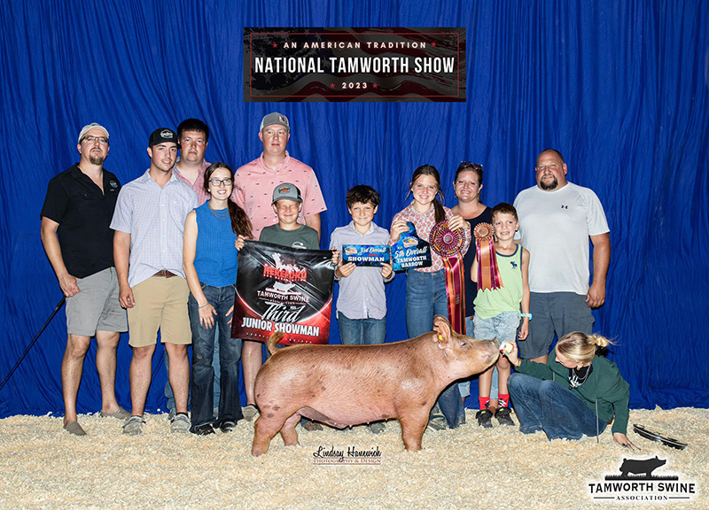 5th Overall Tamworth Barrow – 2023 National Tamworth Show