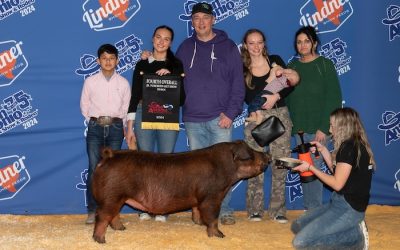 4th Overall Duroc Gilt – 2024 San Antonio Stock Show