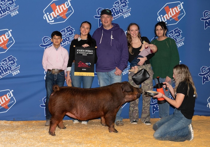 4th Overall Duroc Gilt – 2024 San Antonio Stock Show