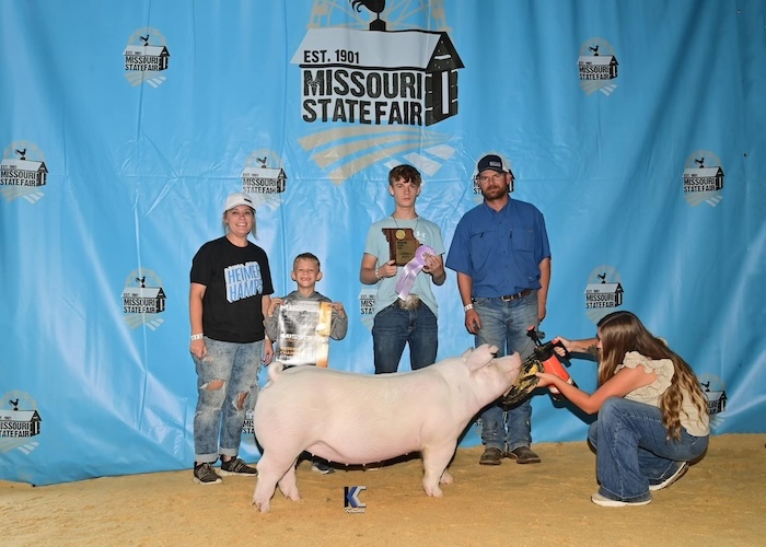 Reserve Champion AOB Gilt – 2024 Missouri State Fair 4-H Show