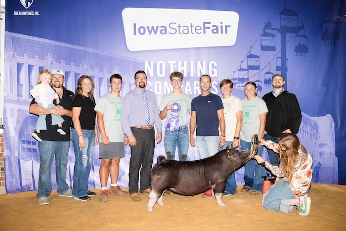 Champion Poland Gilt – 2024 Iowa State Fair 4-H Show