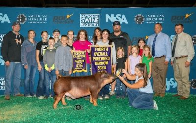 4th Overall Barrow & Reserve Duroc – 2024 NJSS