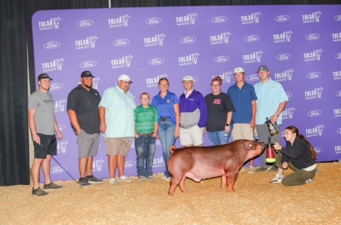 3rd Overall Duroc Barrow – 2024 Tulsa State Fair