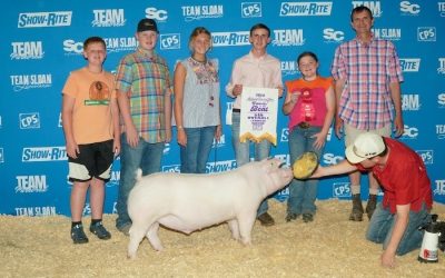 5th Overall Landrace Barrow – 2024 Team Purebred Jr National