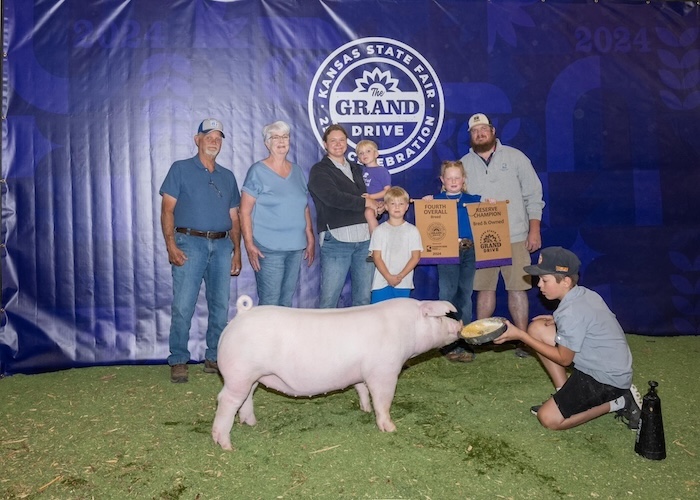 4th Overall AOB Gilt – 2024 Kansas State Fair