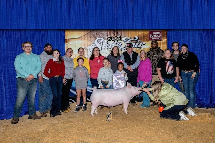 Reserve Overall Purebred Gilt & Champion Yorkshire – 2024 North Carolina State Fair