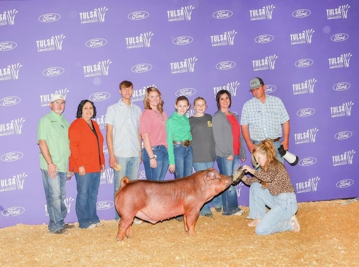 6th Overall Duroc Barrow – 2024 Tulsa State Fair