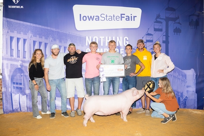 Reserve Champion Landrace Gilt – 2024 Iowa State Fair 4-H Show