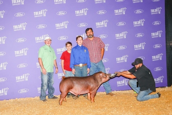 5th Overall Duroc Barrow – 2024 Tulsa State Fair