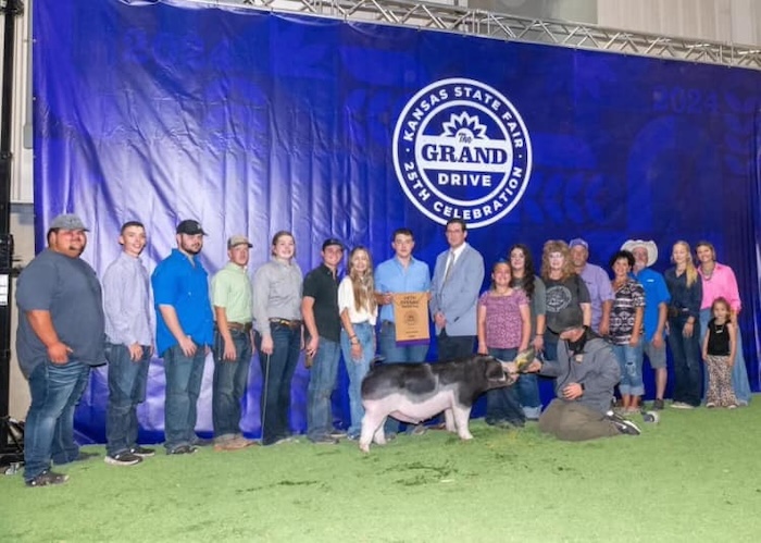 5th Overall Market Hog & Reserve Champion Spot – 2024 Kansas State Fair