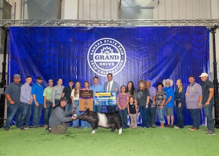 Grand Overall Market Hog & Champion Crossbred – 2024 Kansas State Fair