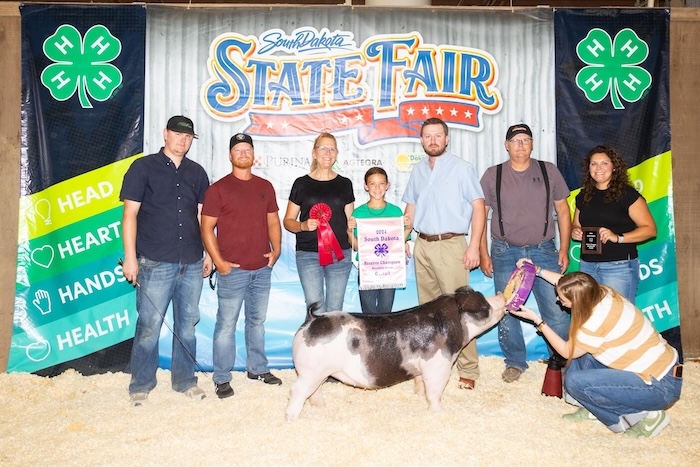 Reserve Overall Gilt & Champion Spot – 2024 South Dakota State Fair
