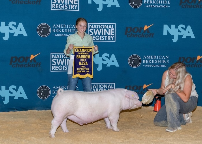 Champion Landrace Barrow – 2024 NJSA Fall Exposition
