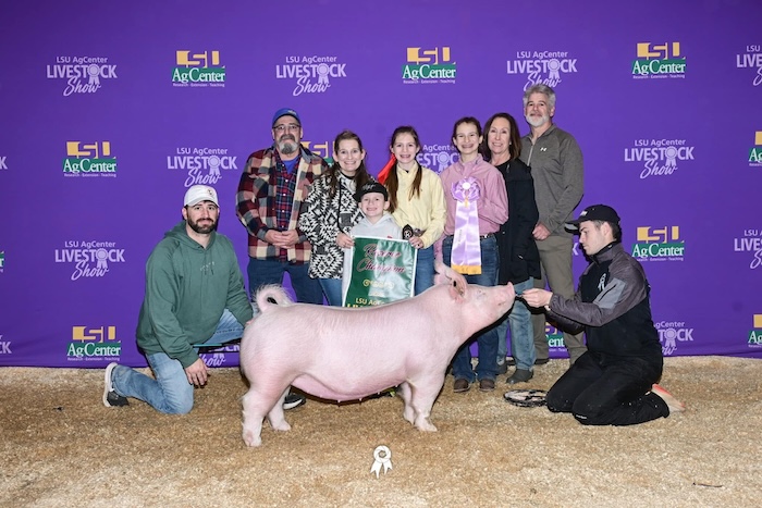 Reserve Champion Yorkshire Market Hog – 2025 LSU State Livestock Show
