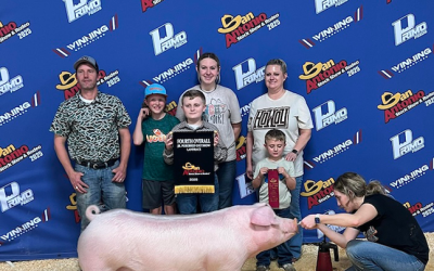 4th Overall Landrace Gilt – 2025 San Antonio Stock Show