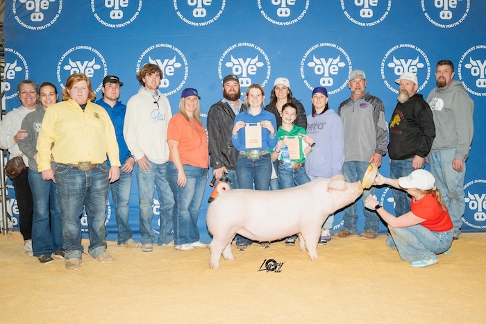 3rd Overall Landrace Gilt – 2025 OYE