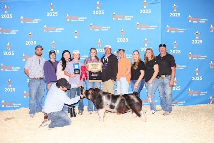 Reserve Champion Spot Barrow – 2025 Houston Livestock Show & Rodeo