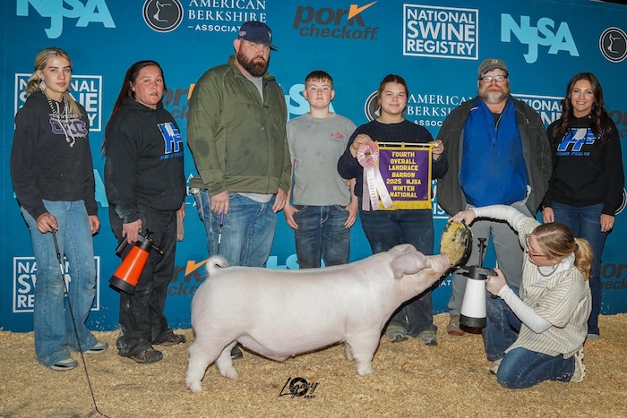4th Overall Landrace Barrow – 2025 NJSA Winter National
