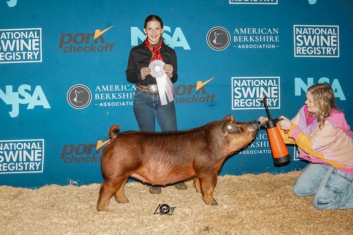 Reserve Champion Division 1 Duroc Gilt- 2025 NJSA Winter National