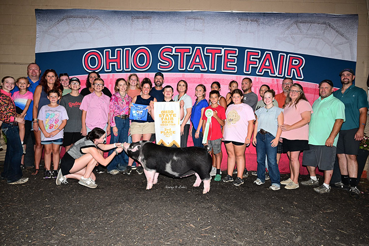 3rd Overall Spot Gilt – 2025 Ohio State Fair