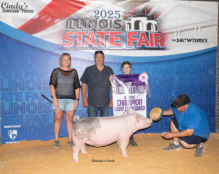 Reserve Champion Light Cross Barrow – 2025 Illinois State Fair